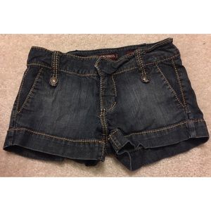 Dark Wash Jean Shorts